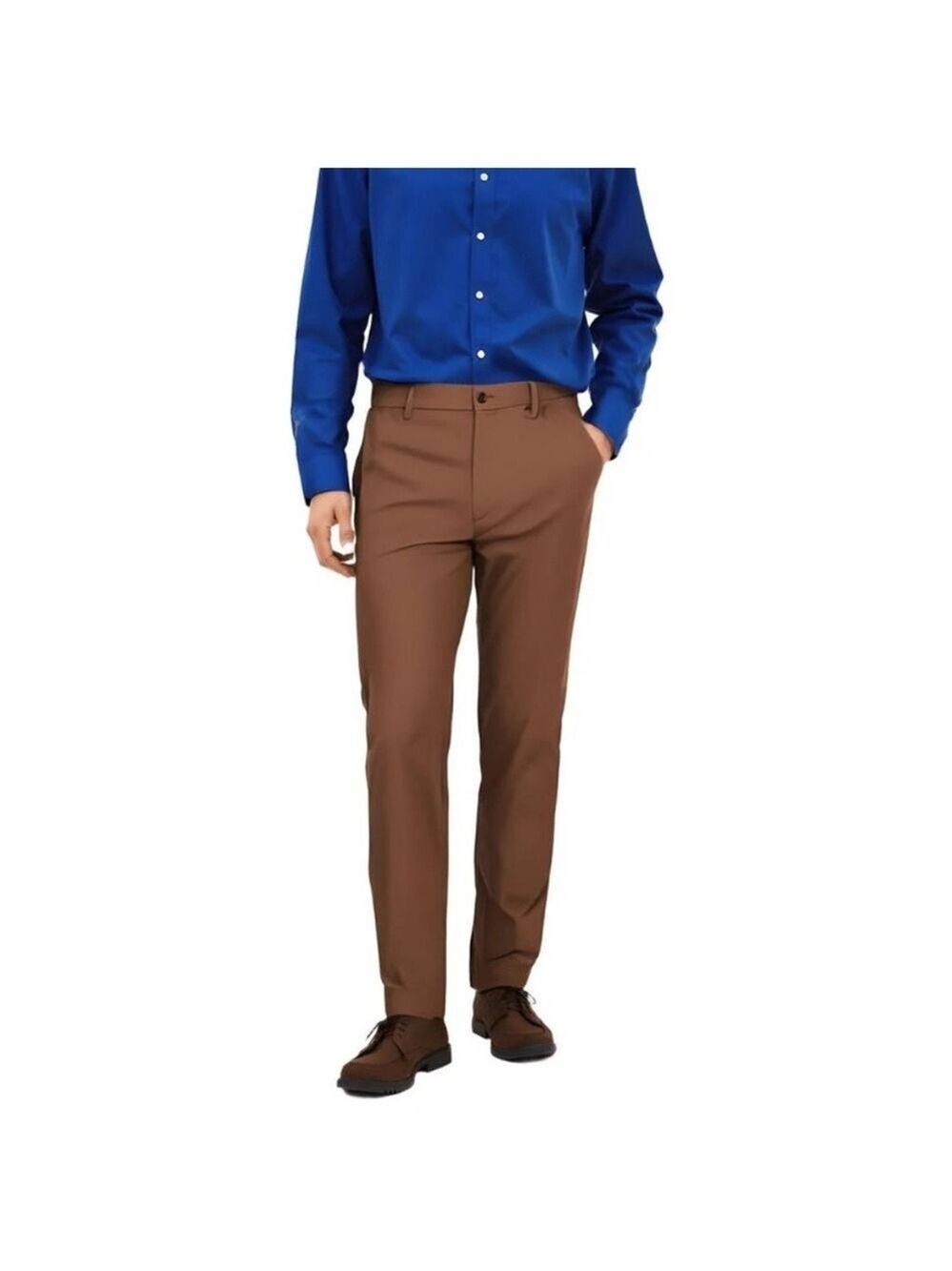 Michael Kors Major Classic Fit Stretch Light Brown Chinos Dress Pants - NWT